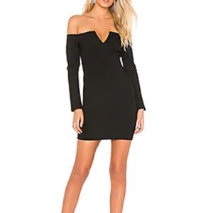 Little Black Dress, long sleeve, off the shoulder
